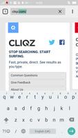CLIQZ Browser Canary تصوير الشاشة 1