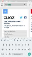 CLIQZ Browser Canary capture d'écran 1