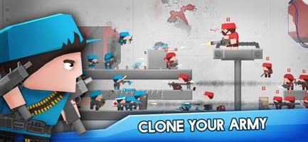 Pasukan klon: game pertempuran poster