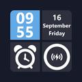 Clock & Battery Live Wallpaper