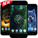 Wolf Clock Live Wallpaper HD APK