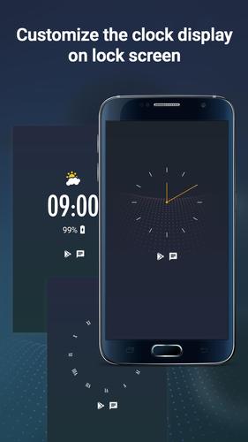 android icin saat ekran kilidi ekran