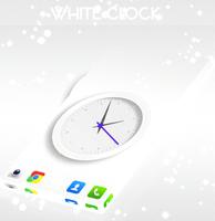 นาฬิกาสีขาวเรียบง่าย 2021 ภาพหน้าจอ 3