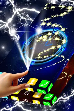 Screenshot 2 for Blue Clock Live Wallpaper