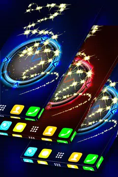 Screenshot 4 for Blue Clock Live Wallpaper