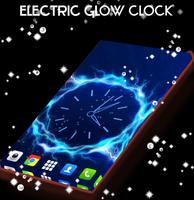 इलेक्ट्रिक ग्लो घड़ी पोस्टर