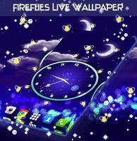 Fireflies Live Wallpaper اسکرین شاٹ 1