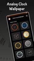 Analog Clock live HD Wallpaper پوسٹر