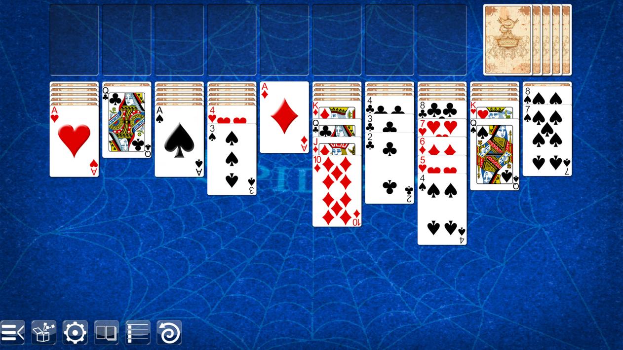 Örümcek solitaire tek takım ücretsiz indir
