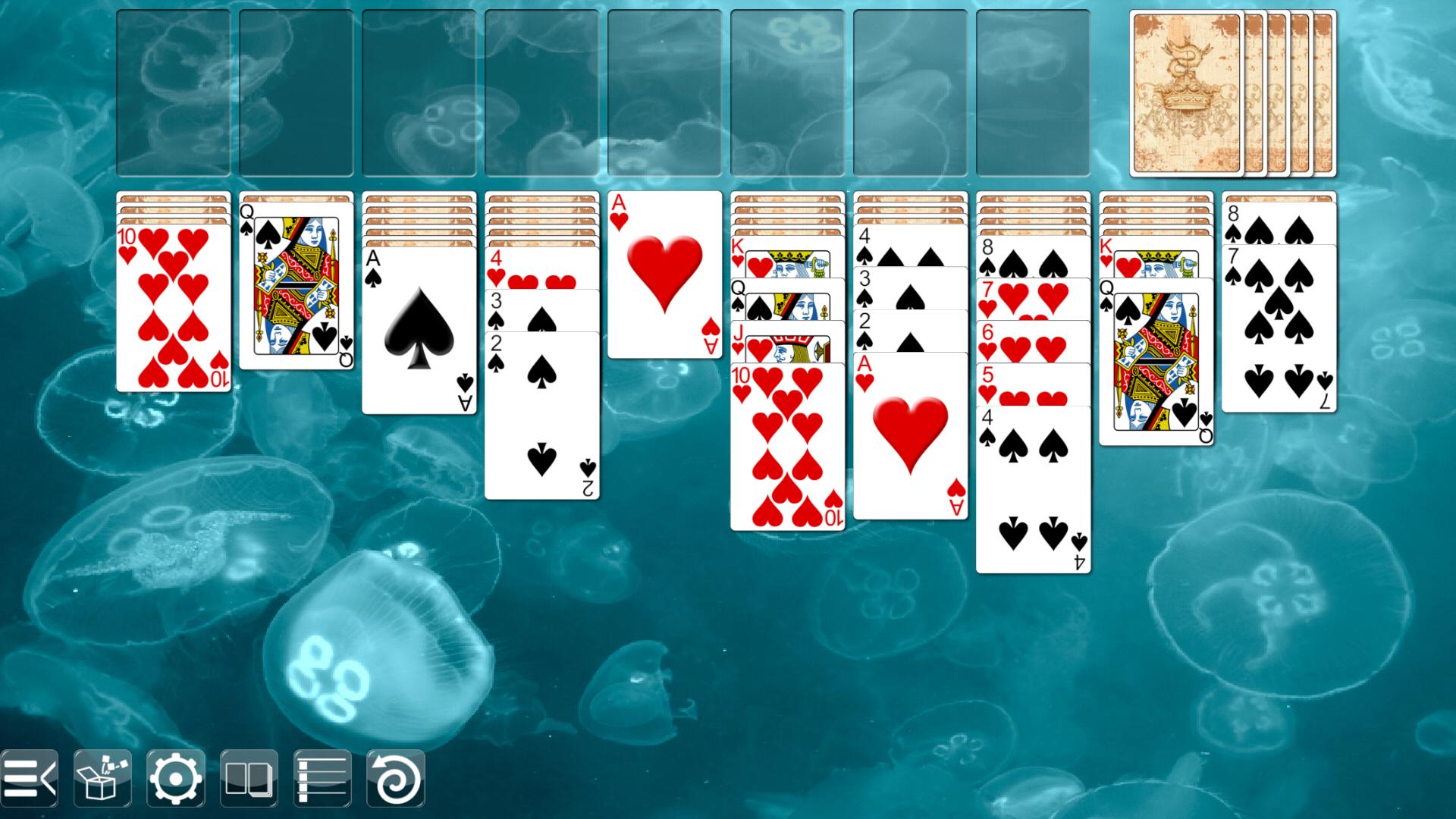 Örümcek solitaire tek takım ücretsiz indir