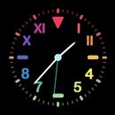 Night Neon Clock Wallpaper APK