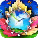 Paralaks Saat Duvar Kağıdı -Colorful Saat Duvar APK