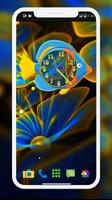 Hình nền đồng hồ Parallax - Hình nền đồng hồ màu ảnh chụp màn hình 2