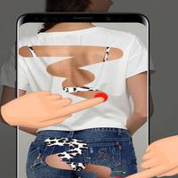 Girl Cloth Remover - Body Show Simulator Prank ảnh chụp màn hình 3