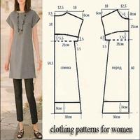 clothing patterns for women poster