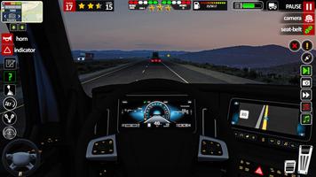 City Euro Truck Game 2023 Plakat