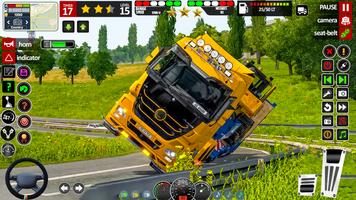 City Euro Truck Game 2023 تصوير الشاشة 2