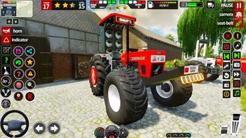 Frachttraktor-Fahrspiel 3d Plakat