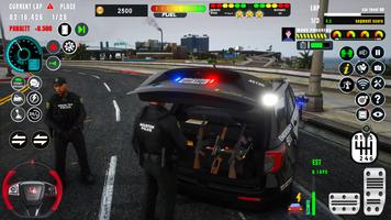 Cop Car Thief Chase Game capture d'écran 2