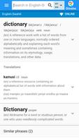 Swahili-English Dictionary Affiche
