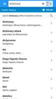 Tagalog-English Dictionary capture d'écran 1