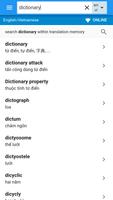 Vietnamese-English Dictionary capture d'écran 1