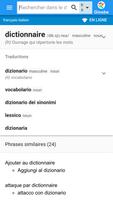 Italien-Français Dictionnaire Affiche
