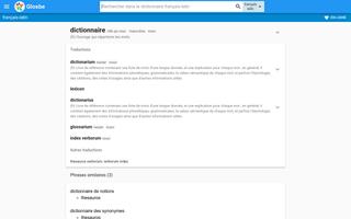 Latin-Français Dictionnaire imagem de tela 3