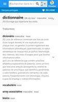 Portugais-Français Dictionnaire Affiche