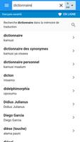 Swahili-Français Dictionnaire capture d'écran 1