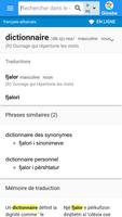 Albanais-Français Dictionnaire पोस्टर