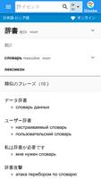 ロシア語-日本語辞書 Affiche