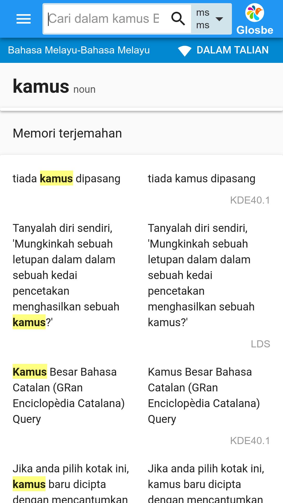 update dalam bahasa melayu