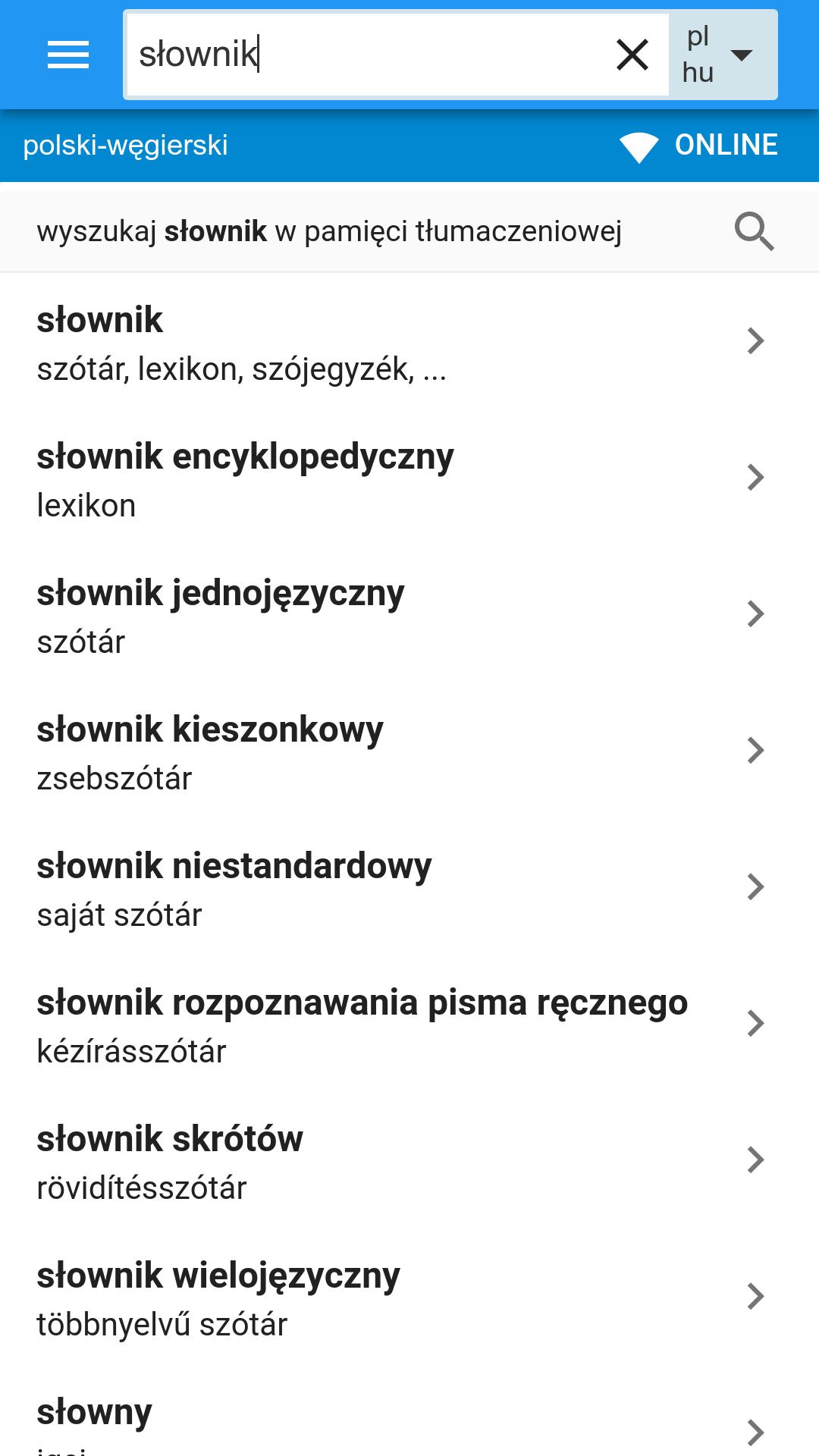 Węgiersko-Polski słownik for Android - APK Download