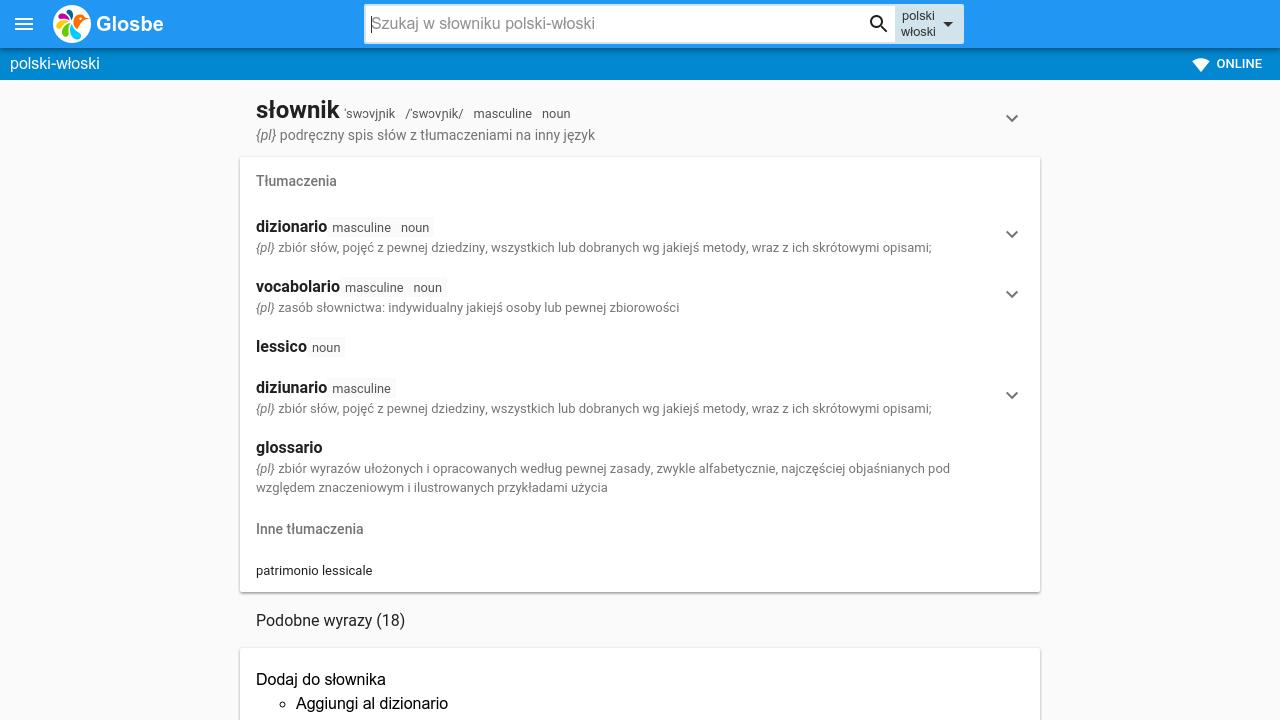 Włosko-Polski słownik for Android - APK Download