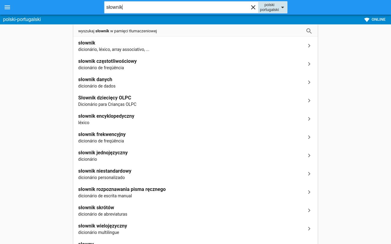 Portugalsko-Polski słownik for Android - APK Download