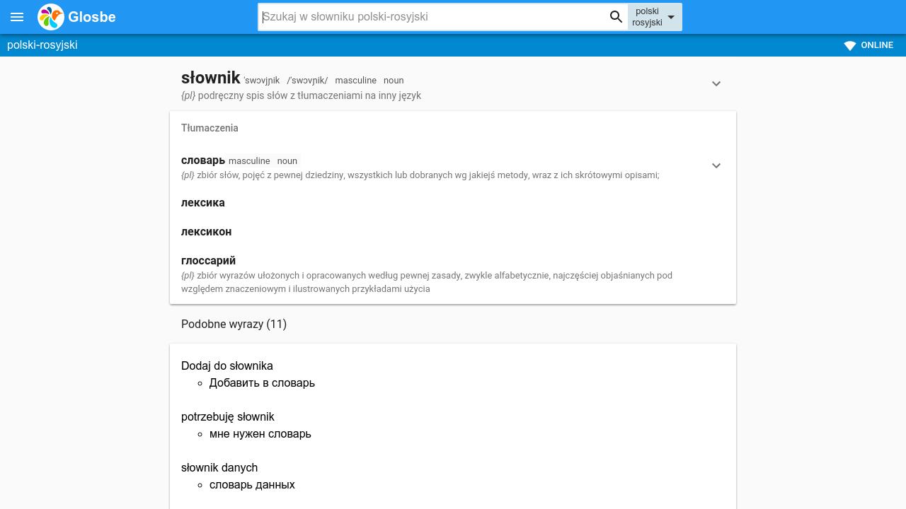 Rosyjsko-Polski słownik for Android - APK Download