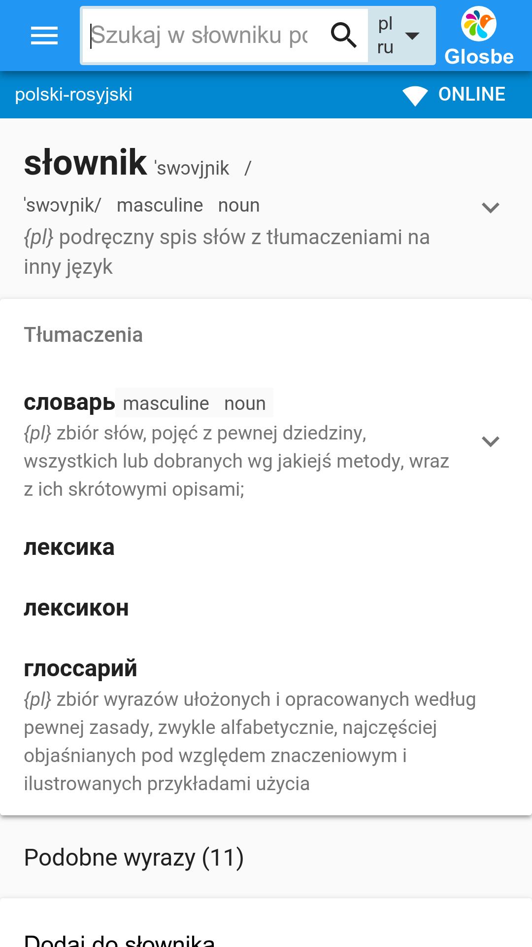 Rosyjsko-Polski słownik for Android - APK Download