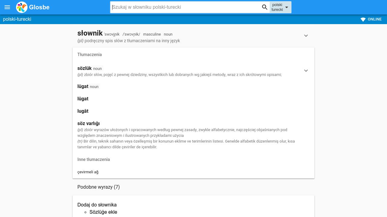 Turecko-Polski słownik for Android - APK Download