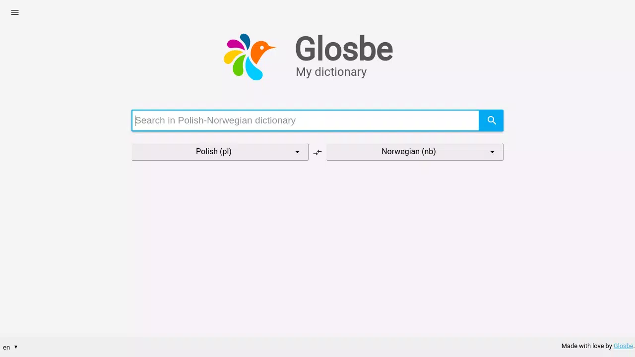 Glosbe ‎Glosbe Dictionary