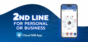 Cloud SIM:Second Phone/2ndLine