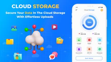Cloud storage: Cloud backup poster