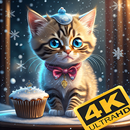 Cute Cat Live Wallpaper HD 4K aplikacja