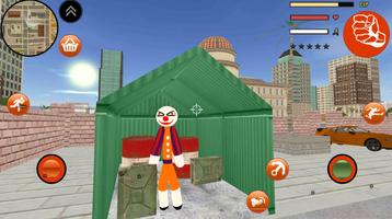 Clown Stickman Rope Hero Gangaster Vegas Crime capture d'écran 2