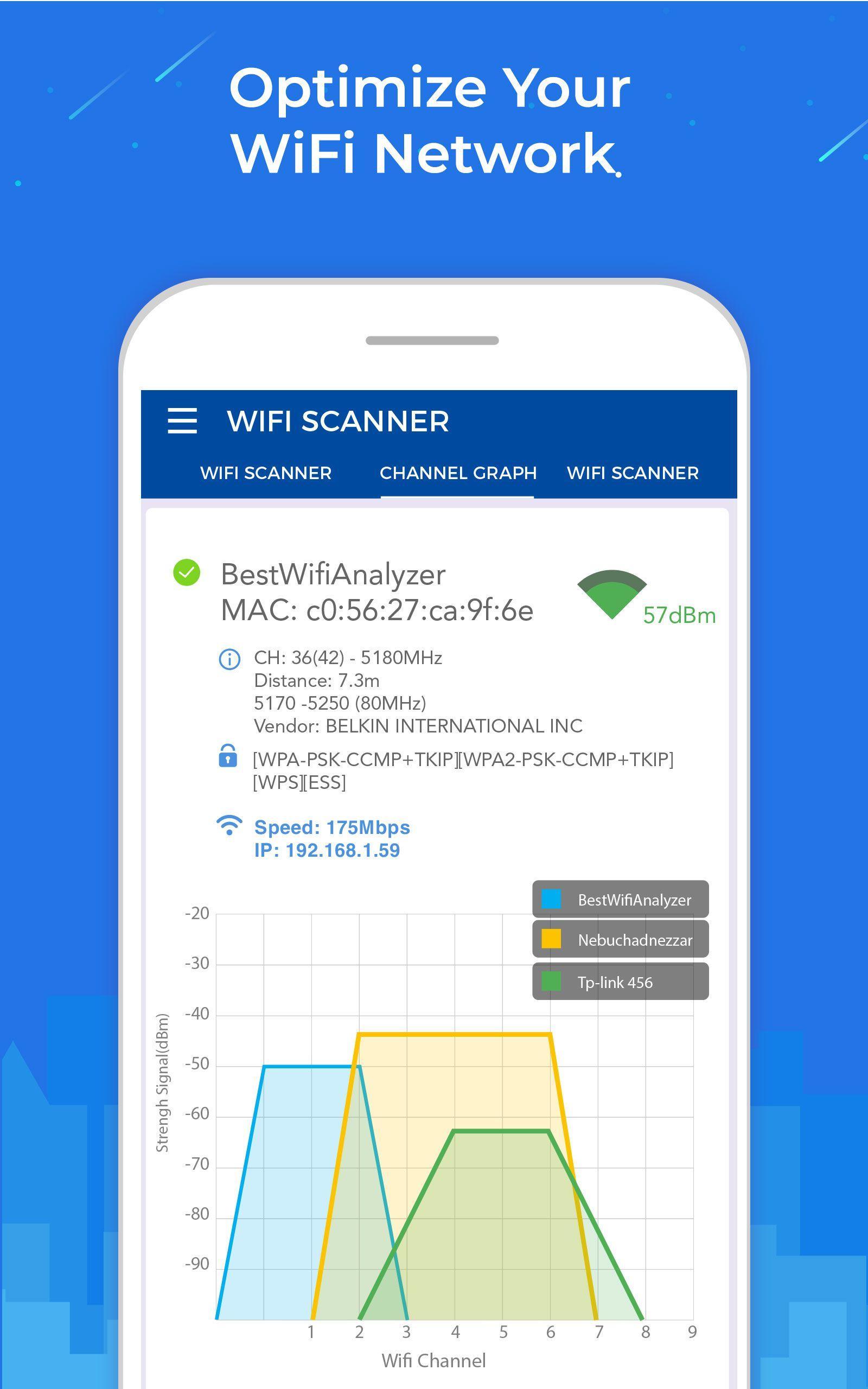WiFi Scanner: Speed Tester, Signal Strength Meter for Android - APK Download