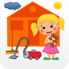 Game cleaning girl clean house آئیکن