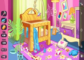 Game cleaning girl clean house ảnh chụp màn hình 1