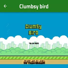 Clumbsy bird