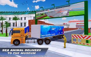 Sea Animals Truck Transporter: Sea Port Simulator syot layar 2
