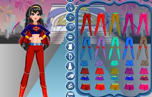 Superhero Girl  Dress Up Fashion capture d'écran 2